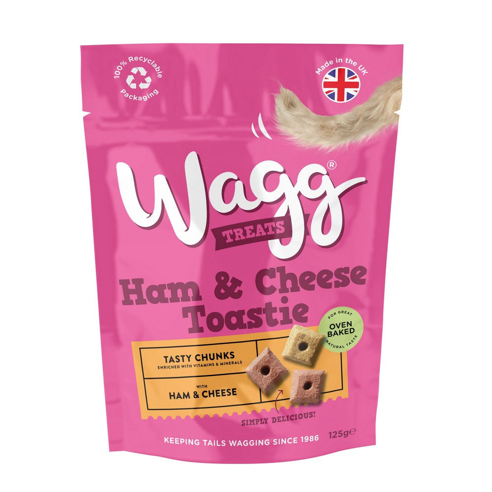Wagg Ham with Cheese Toastie Treats 125g